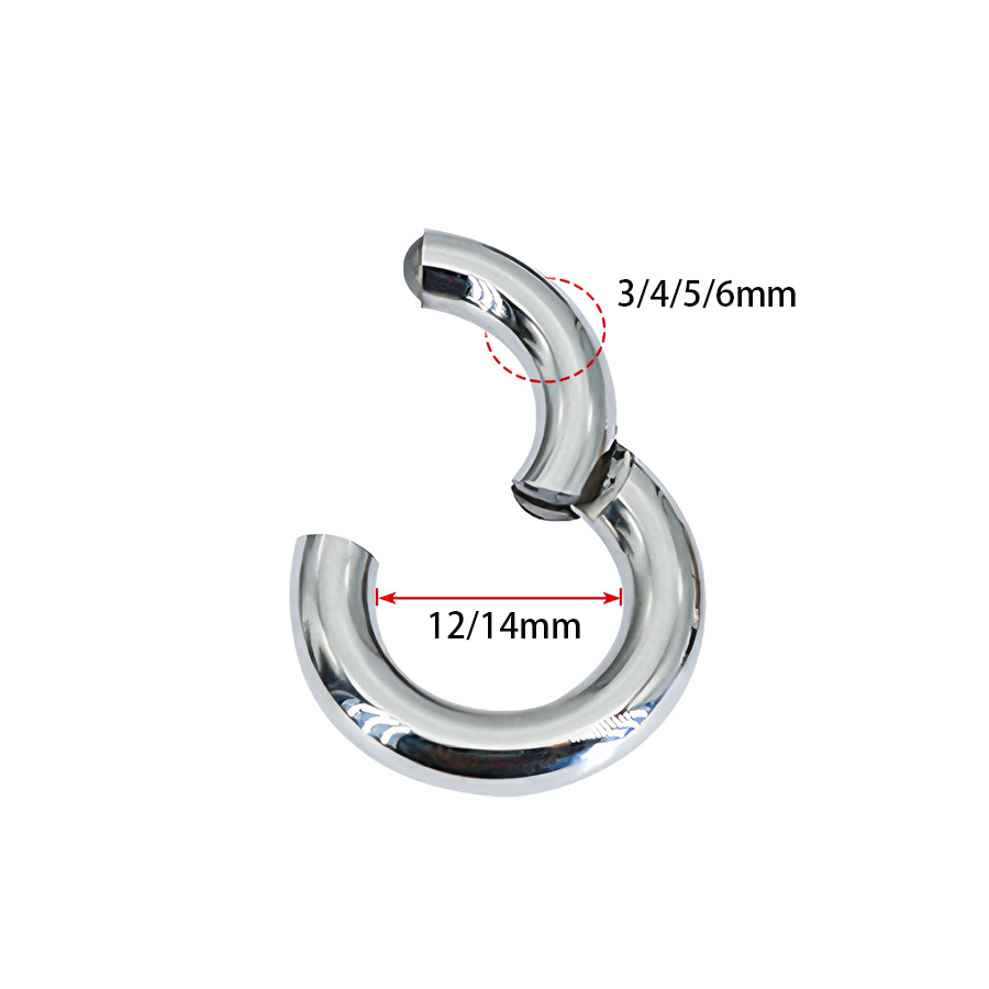 ASTM F136 Titanium Nose Ring | 3-6mm - Image 2