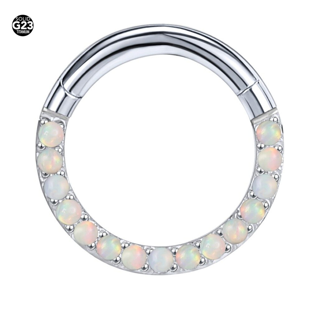 ASTM F136 Titanium Opal Unique Labret Stud | 8/10mm - Image 4