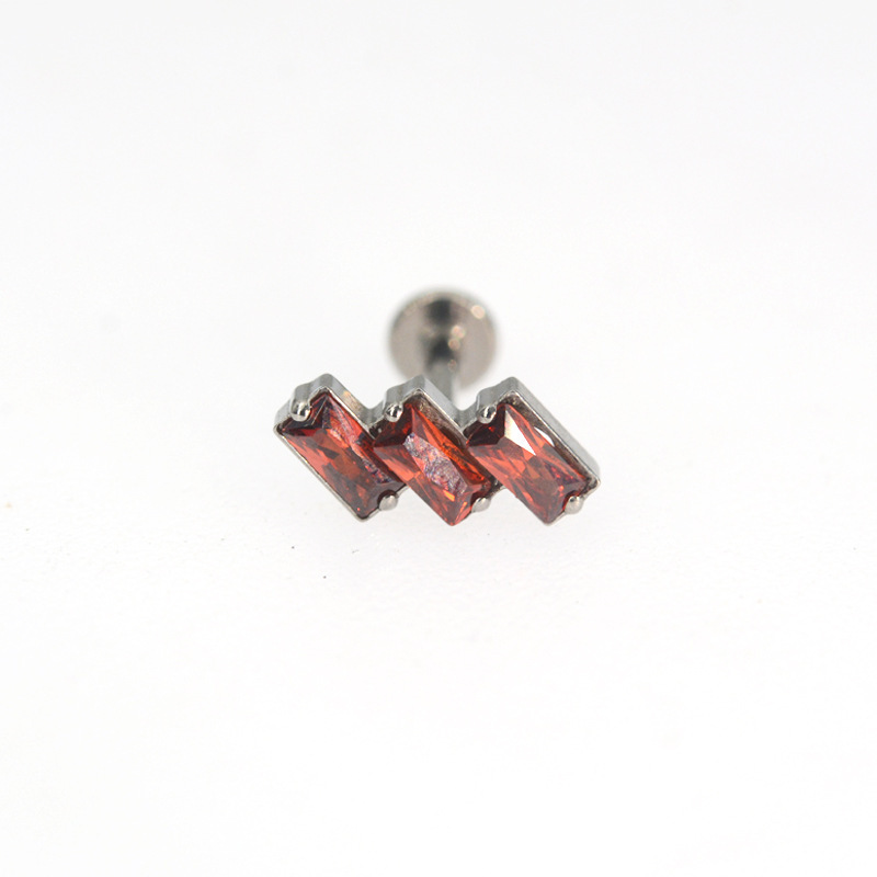 G23 Titanium Opal Labret Stud - Image 3
