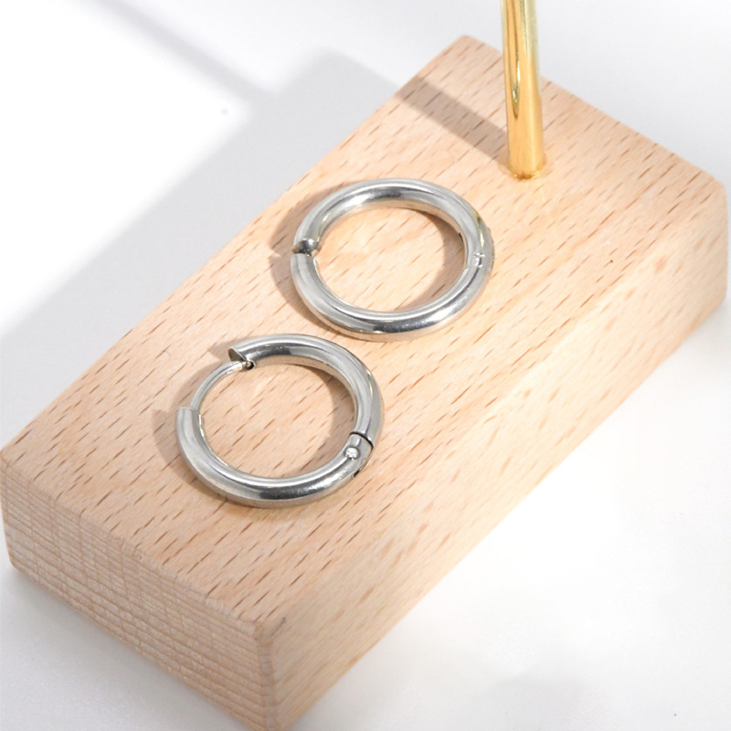 ASTM F136 Titanium 16G Minimalist Earring | 8-12mm - Image 3