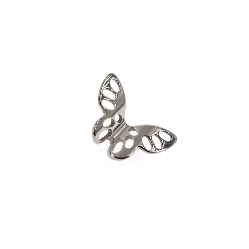 ASTM F136 Titanium Butterfly Minimalist Labret Stud - Image 5