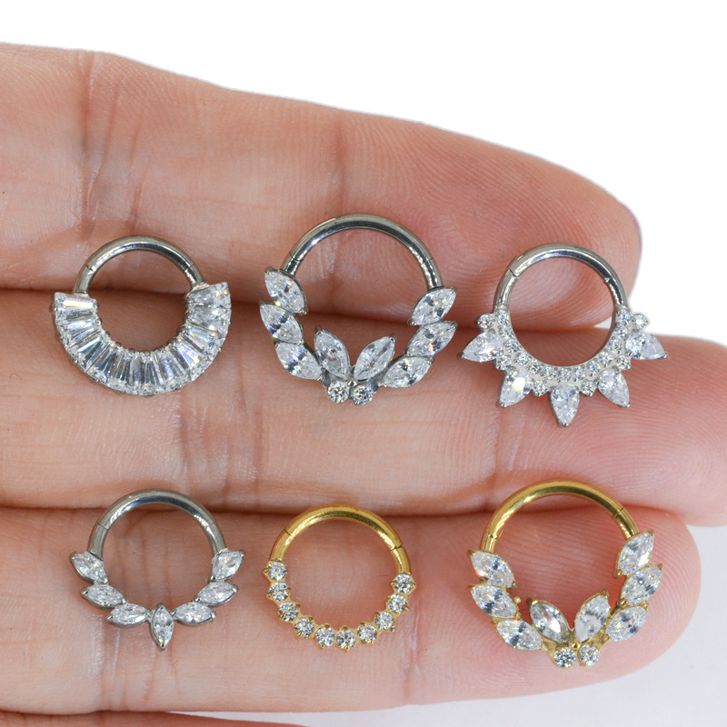 ASTM F136 Titanium Butterfly Crown Gold Labret Stud | 8/10mm - Image 4