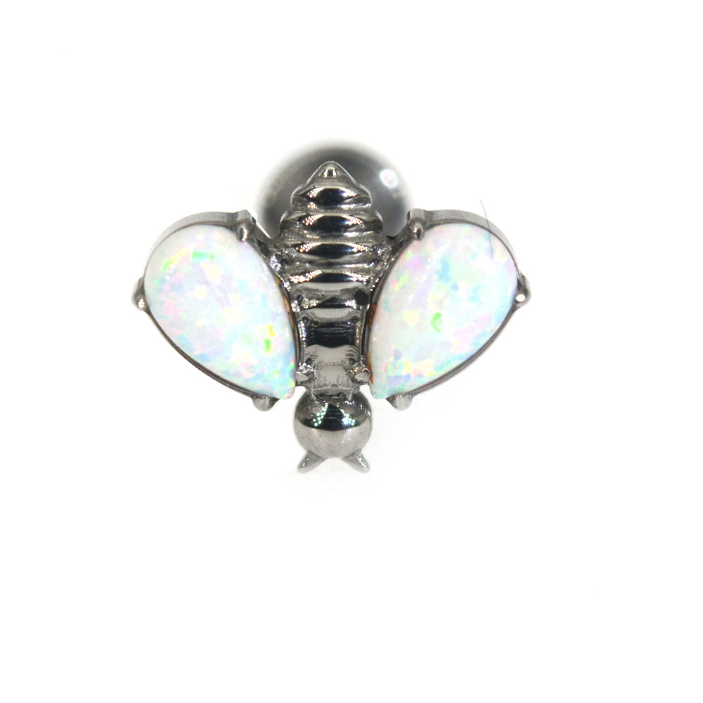 G23 Titanium Opal Labret Stud - Image 2